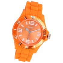 Oozoo Unisex Armbanduhr Vintage Series Analog Silikon orange UOC4287A