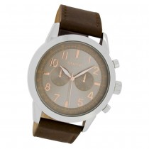 Oozoo Herren Armbanduhr Timepieces C6885 Quarzwerk Leder braun UOC6885
