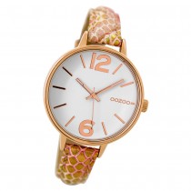 Oozoo Damen Armbanduhr Timepieces C9481 38mm Quarz Leder pink gold UOC9481
