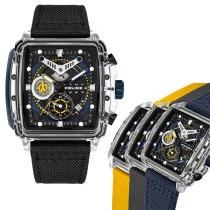 Police Herrenuhr Silikon Armband verschiedenfarbig Armbanduhr UPOC00770X1S