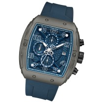Police Herrenuhr Silikon blau Police Coswig Armbanduhr UPOO0063102