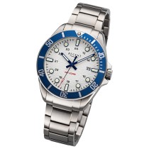 Regent Herrenuhr Titan-Armbanduhr Analog Metallarmband URBA856