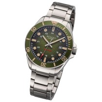 Regent Herrenuhr Titan-Armbanduhr Analog Metallarmband URBA858