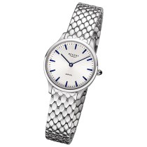 Regent Damenuhr Edelstahl-Armbanduhr Analog Metallarmband URBA870
