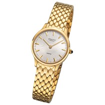 Regent Damenuhr Edelstahl-Armbanduhr Analog Metallarmband URBA871