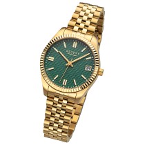 Regent Damenuhr Edelstahl-Armbanduhr Analog Metallarmband URBA878