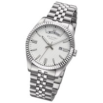 Regent Herrenuhr Edelstahl-Armbanduhr Analog Metallarmband URBA883
