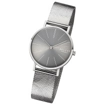 Regent Damenuhr Edelstahl-Armbanduhr Analog Mesh Metallarmband URBA899
