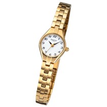 Regent Damen Armbanduhr Analog Metallarmband gold URF1470