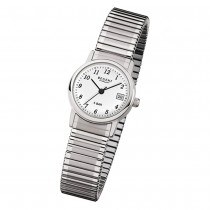 Regent Damen-Armbanduhr Mineralglas Quarz Edelstahl silber URF888