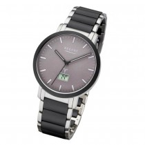 Regent Armbanduhr Analog Digital FR-253 Funk-Uhr Metall schwarz silber URFR253