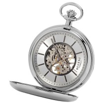 Regent Herren Taschenuhr Analog Gehäuse silber URP769