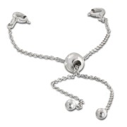 Armäleon Damen-Armband Basiskette Verschluss 925er Silber ARB001J