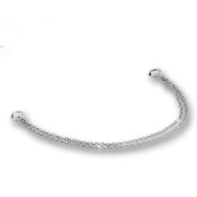 Armäleon Damen-Armband Designkette Ketten 925er Silber ohne Verschluss ARD007J