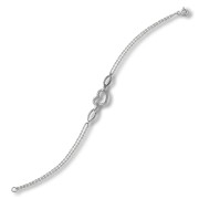 Balia Damen Armband 925 Silber Zirkonia weiß poliert 19cm BAA0032SW