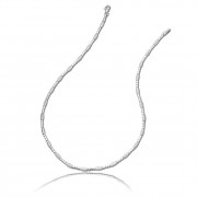 Balia Halskette für Damen matt-glanz aus 925 Silber 45.5cm BAK005S45