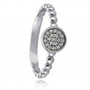 Balia Damen Ring aus 925 Silber mit Zirkonia Gr.54 BAR003W54