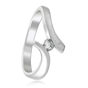 Balia Damen Ring aus 925 Silber mit Zirkonia Gr.56 BAR022W56