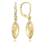 Balia Damen Ohrhänger aus 333 Gelbgold mit Zirkonia BGO0060GW