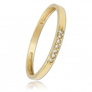 Balia Damen Ring aus 333 Gelbgold mit 7 Zirkonias Gr.56 BGR017G56