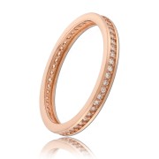 Balia Damen Ring Zirkonia einreihig Rosegold Gr.58 BGR025R58