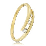 Balia Damen Ring aus 333 Gelbgold mit Zirkonia Gr.56 BGR031G56
