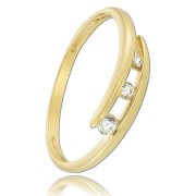 Balia Damen Ring aus 333 Gelbgold mit Zirkonia Gr.58 BGR031G58