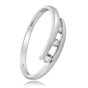 Balia Damen Ring aus 333 Weißgold mit Zirkonia Gr.56 BGR031W56