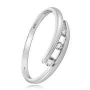 Balia Damen Ring aus 333 Weißgold mit Zirkonia Gr.60 BGR031W60