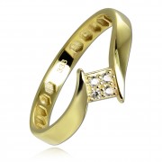 Balia Damen Ring aus 333 Gelbgold mit Zirkonia Gr.58 BGR054G58