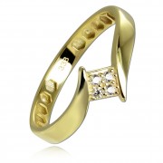 Balia Damen Ring aus 333 Gelbgold mit Zirkonia Gr.60 BGR054G60