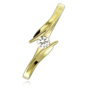 Balia Damen Ring aus 333 Gelbgold mit Zirkonia Gr.56 BGR058G56