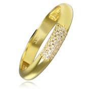 Balia Damen Ring aus 333 Gelbgold 3-reihig mit Zirkonia Gr.60 BGR064G60
