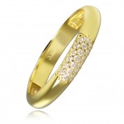 Balia Damen Ring aus 333 Gelbgold 3-reihig mit Zirkonia Gr.62 BGR064G62