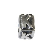 Carlo Biagi Bead Buchstabe K Silber European Beads BLPK