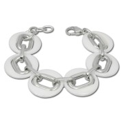 Amello Armband Keramik Magic weiß Damen Edelstahlschmuck ESAX03W