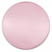 Amello Coin Cateye Glas 30mm rosa für Coinsfassung Edelstahlschmuck ESC707A