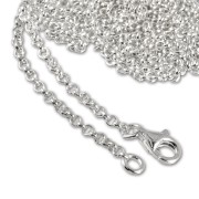 SilberDream Sterling Silber Charm Kette Halskette 50cm FC00285-1