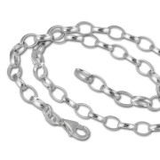 SilberDream Sterling Silber Charm Bettel Halskette 50cm FC0122