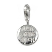 SilberDream Charm Plakette Liebe Armband Anhänger FC3067