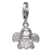 SilberDream Charm Gespenst Zirkonia 925 Silber Armband Anhänger FC3143