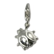 SilberDream 925 Silber Charm Marienkäfer Armband Anhänger FC501