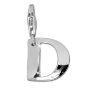 SilberDream 925 Charm Buchstabe D Silber Armband Anhänger FC70D