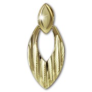GoldDream Kettenanhänger Drops 333 Gelbgold Damen Anhänger Echtschmuck GDH520SY