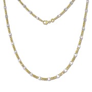 GoldDream Collier Kette Plättchen 333 Gelbgold Damen 45cm GDK00345T