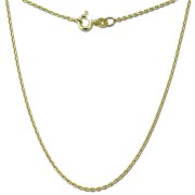 GoldDream Damen Colliers Halskette 34cm Gelbgold 8 Karat GDKB00134Y