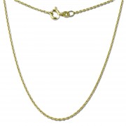 GoldDream Damen Colliers Halskette 50cm Gelbgold 8 Karat GDKB00350Y