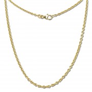 GoldDream Damen Colliers Halskette 50cm Gelbgold 8 Karat GDKB00850Y
