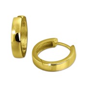 GoldDream Creole Glanz Ohrring 333er Gelbgold Echtschmuck GDO5051Y