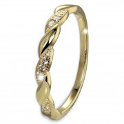 GoldDream Gold Ring Wave Gr.54 333er Gelbgold GDR555Y54